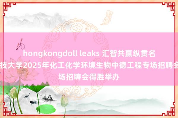 hongkongdoll leaks 汇智共赢纵贯名企 青岛科技大学2025年化工化学环境生物中德工程专场招聘会得胜举办