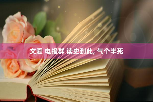 文爱 电报群 读史到此, 气个半死